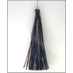 4 1/2" Skirt: 90% Solid Black, 10% Holo Orange 4 1/2" Skirt: 90% Solid Black, 10% Holo Orange